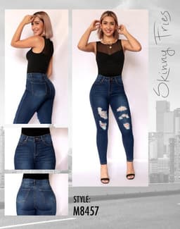 Pantalón SKF 8457 tiro alto 0