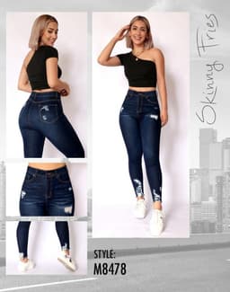 Pantalón SKF 8478 tiro alto 0