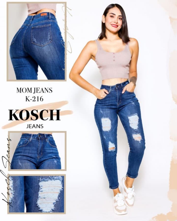 Pantalón Kosch k-216 Mom jean