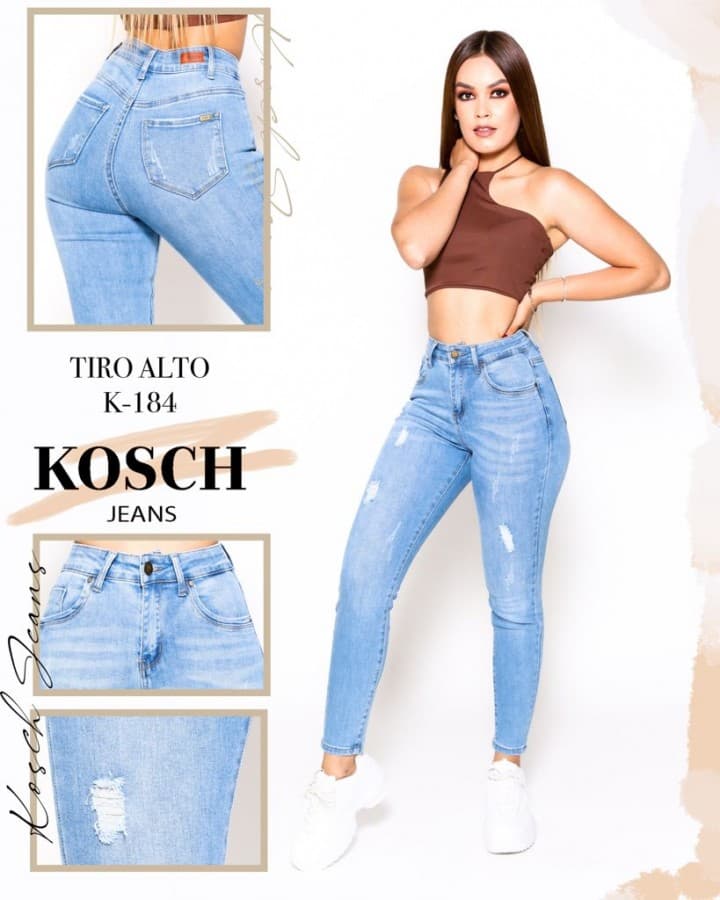 Pantalón Kosch k-184 tiro alto skinny