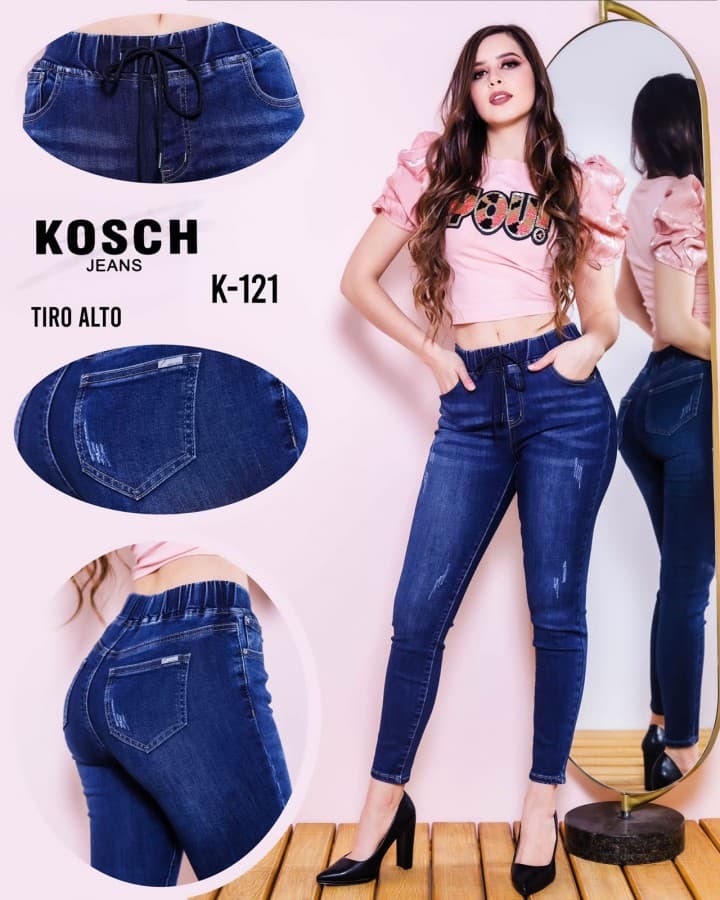 Pantalón Kosch k-121 skinny, tiro alto