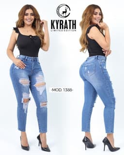Pantalón Kyrath 1388 Slim Fit Mom 0