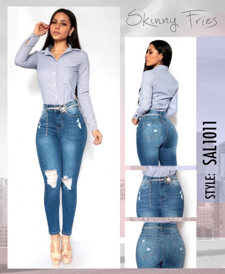 Pantalón SKF 1011 con cinto