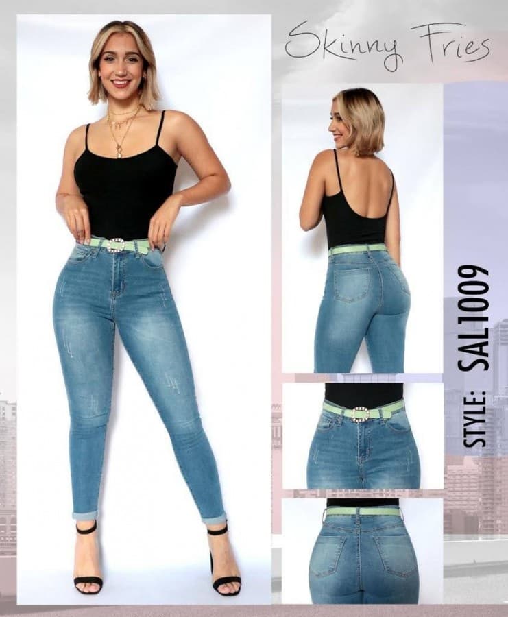 Pantalón SKF 1009 con cinto