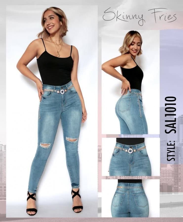 Pantalón SKF 1010 con cinto