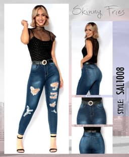 Pantalón SKF 1008 con cinto 0