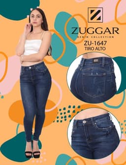 Pantalón Zuggar 1647 Tiro alto 0