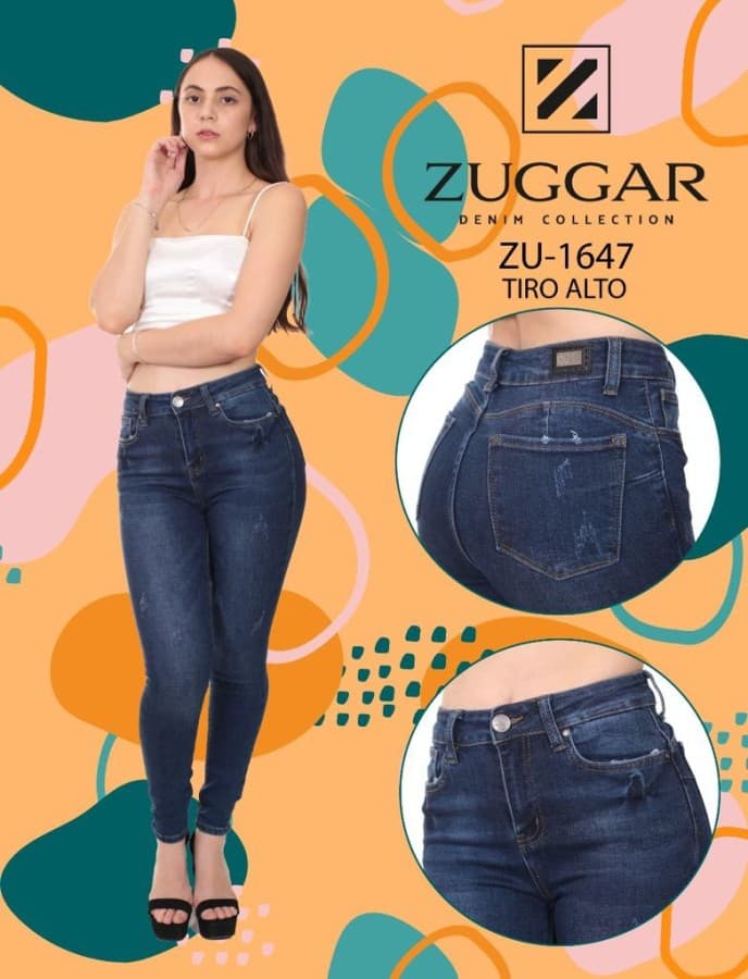 Pantalón Zuggar 1647 Tiro alto