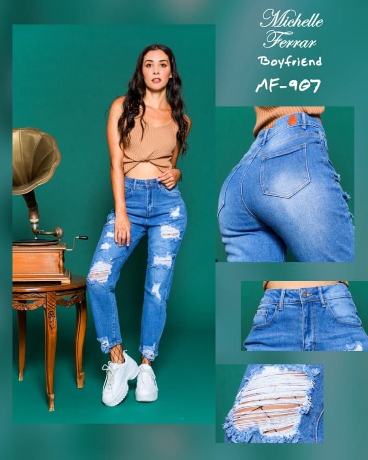 Pantalón Michelle Ferrar 907 mom
