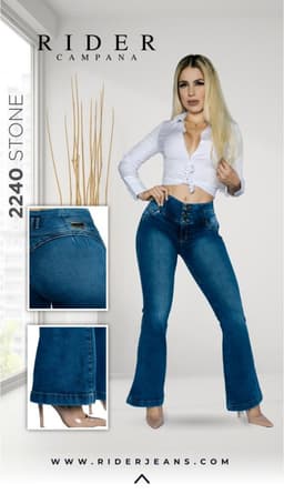 Pantalón Rider 2240 campana 0