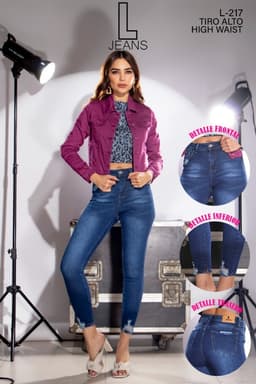 Pantalón L 217 Tiro alto 0