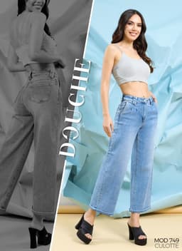 Pantalón Douche 749 wide leg 0