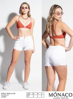 Short Mónaco 3218 Blanco 0