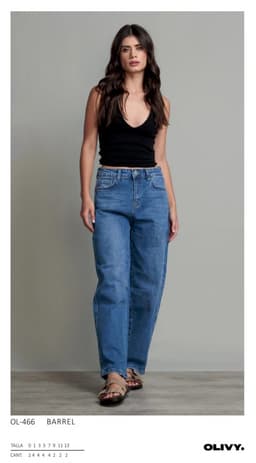 Pantalon Olivy 466 Barrel 0