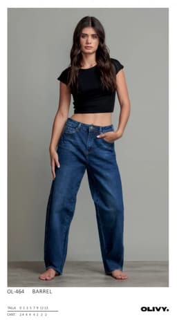 Pantalon Olivy 464 barrel 0