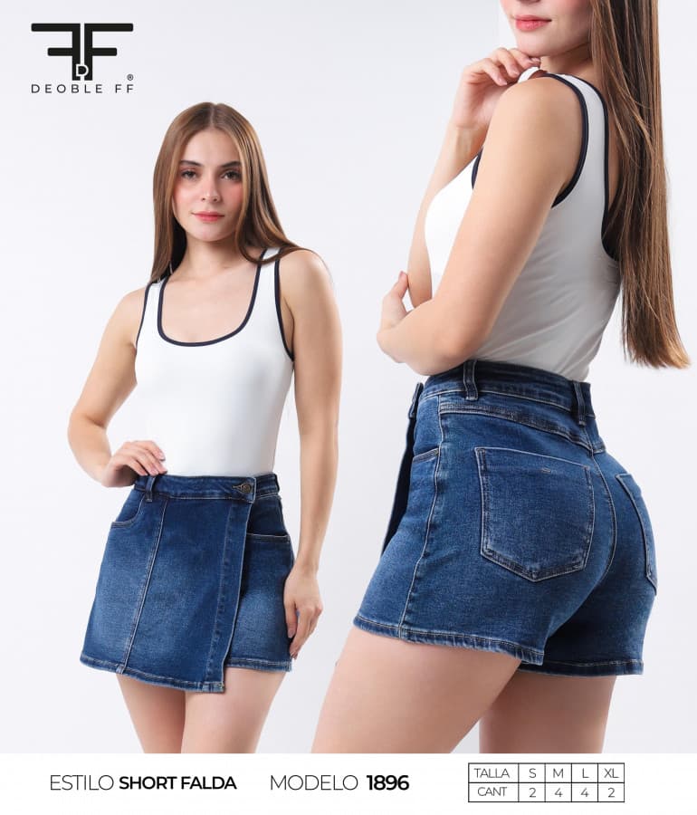 Short falda Deoble FF 1896
